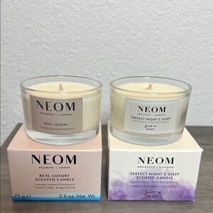 Neom Real Luxury & Perfect Night’s Sleep Candle Set